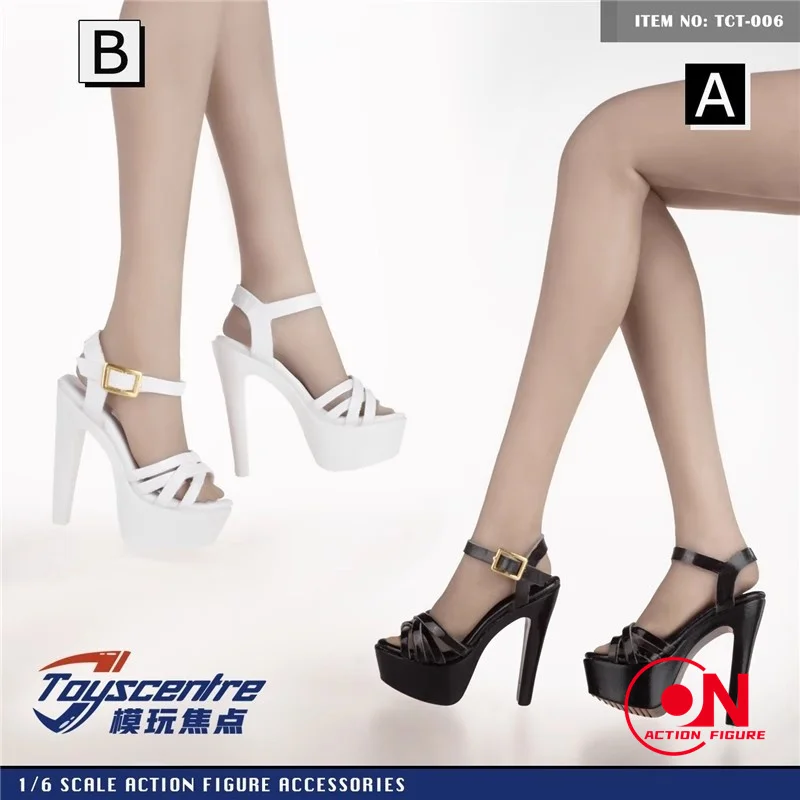 Toyscentre 1/6 TCT-003 TCT-010 TCT-012 TCT-014 TCT-035 ハイヒールブーツ中空靴モデルフィット 12 インチ兵士アクションフィギュアボディ