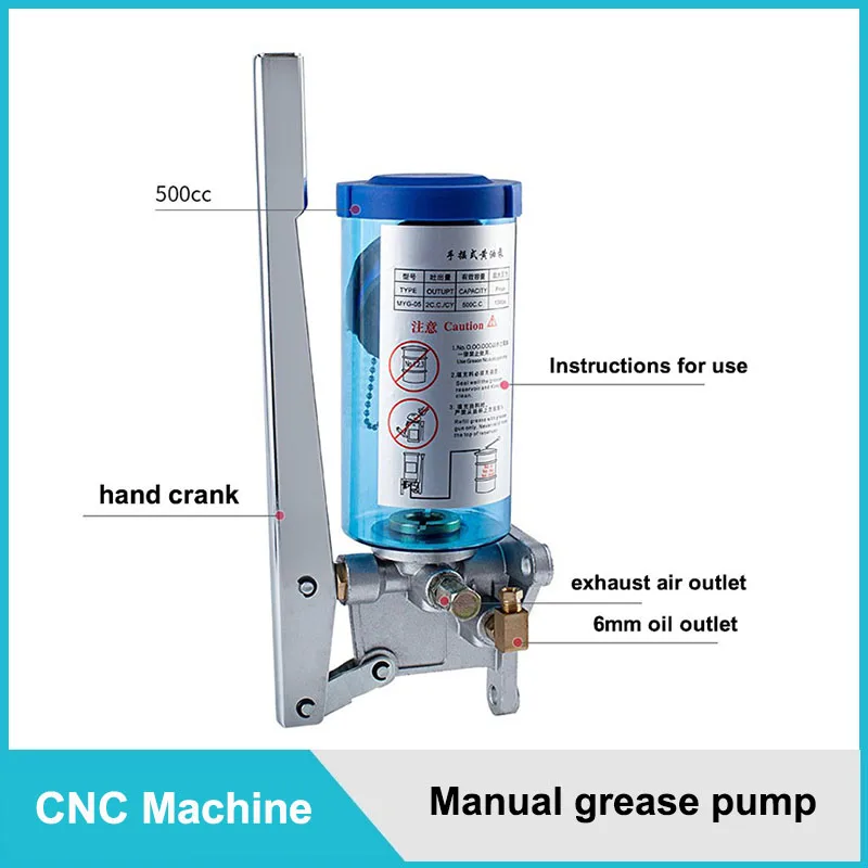 Lubrificatore manuale del burro della pompa del grasso della perforazione della pompa di olio di lubrificazione LSG-08 per la macchina di cnc