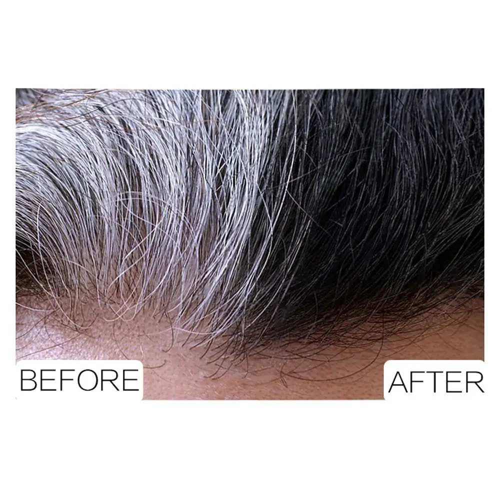White Hair into Black Color Shampoo Mild Formula Plant Ginger Extracts Hair Dye Effect Professional Hair Styling Tools For Hair