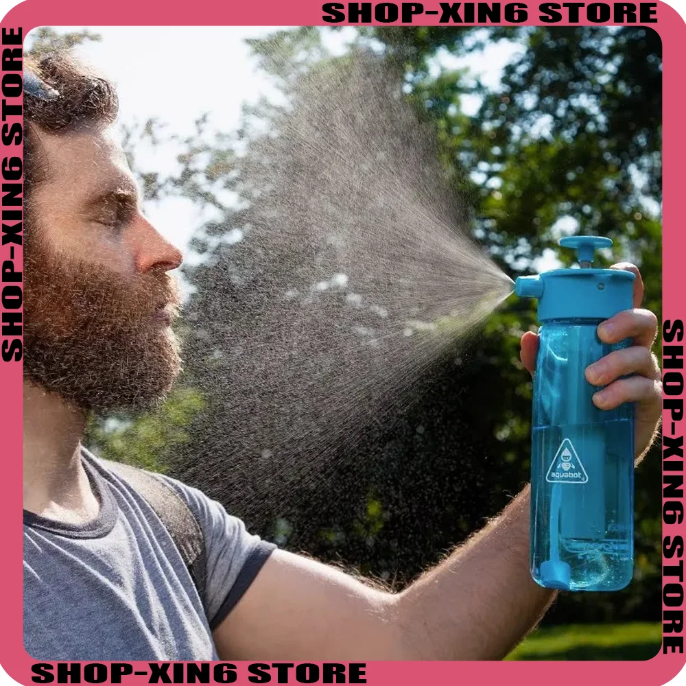 

New Lunatec Aquabo T A Multi-Purpose Pressurized Spray Water Bottle for Outdoor Adventures Large Capacity Water Cup