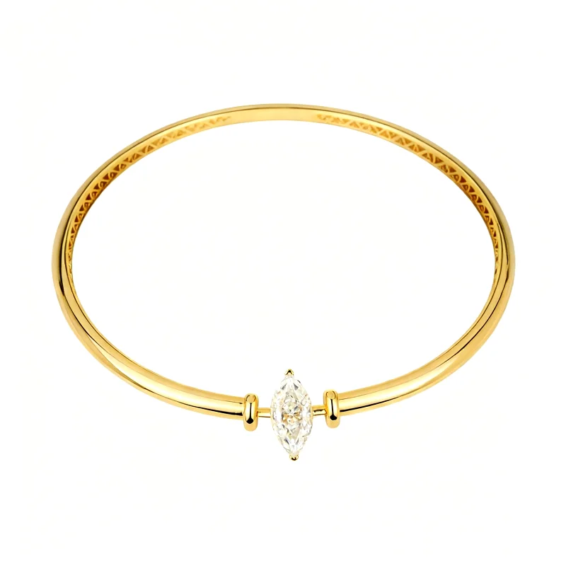 

Ожерелье CAMEO Collar из серебра 925 пробы с синтетическим цирконом и белыми бриллиантами маркизы, универсальное, модное, роскошное