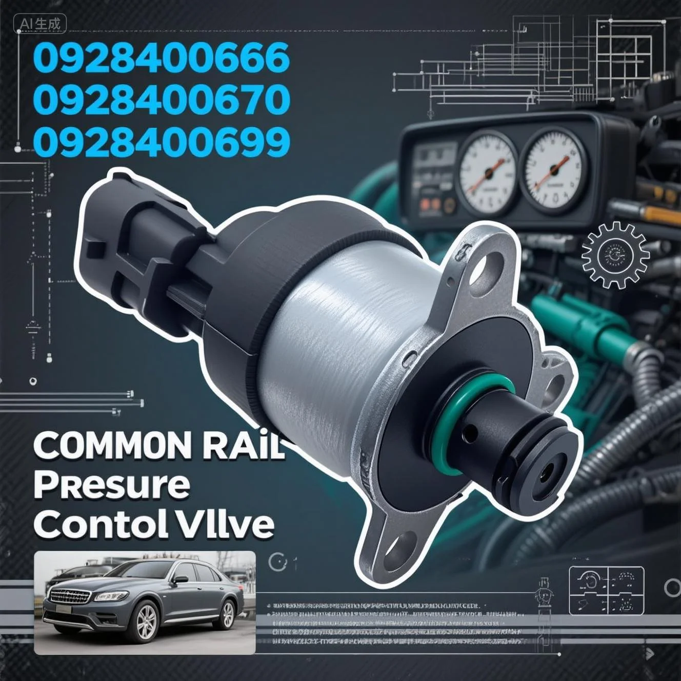 

0928400666 Клапан контроля давления топлива 0928400584 0928400487 0928400502 для CASE IH CUMMINS DAF IVECO MB 100% подходит для оригинала