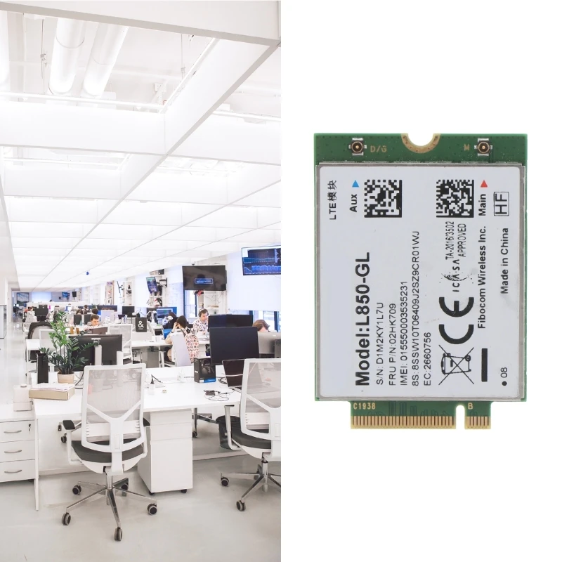 Fibocom 무선 카드 네트워크 어댑터, L850-GL WWAN 4G. 씽크패드 X1