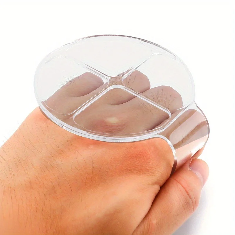 Eine kleine tragbare Make-up-Palette, ein Make-up-Mischwerkzeug für Anfänger, Farbmischpalette für Nagelkunst.