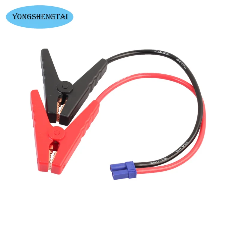 400A 10AWG Copper Wire Automobile Emergency Power Supply EC5 Interface To Alligator Clip Connecting