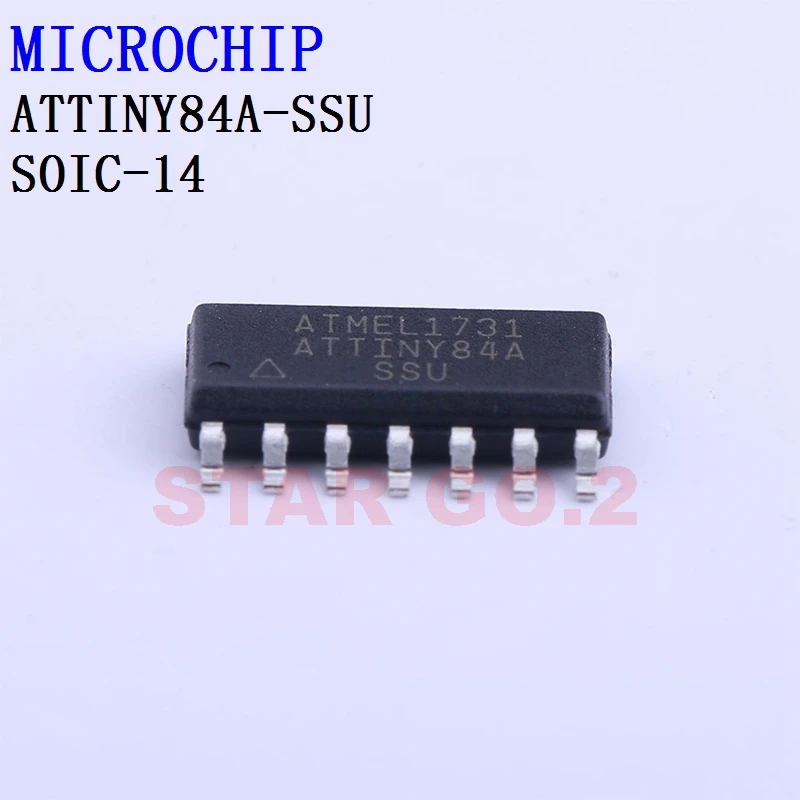 

5PCSx ATTINY84A-SSU SOIC-14 MICROCHIP Microcontroller