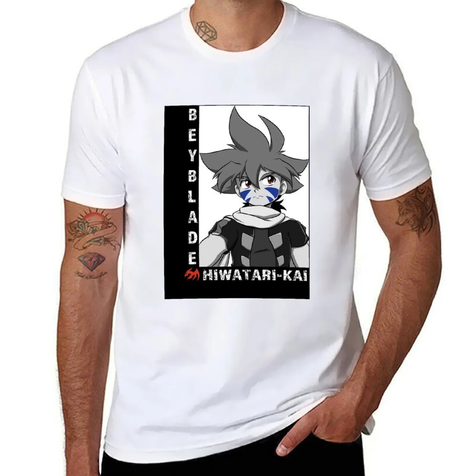 

BB H-K black and white T-Shirt t shirt for man t shirts for man graphic vintage T-Shirt