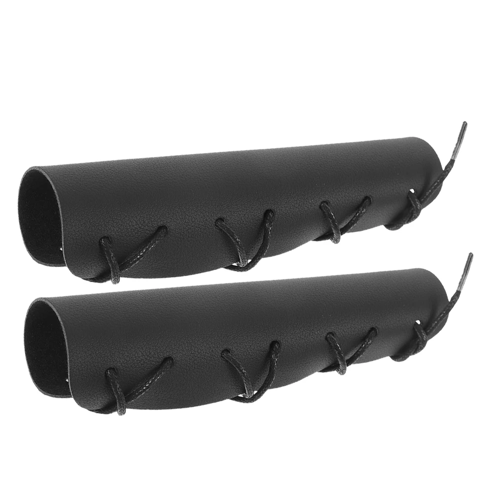 

2pcs French Horn Hand Guards Lightweight Portable PU Covers Compatible Trumpet Accessories Scratch Protection Practice Gifts