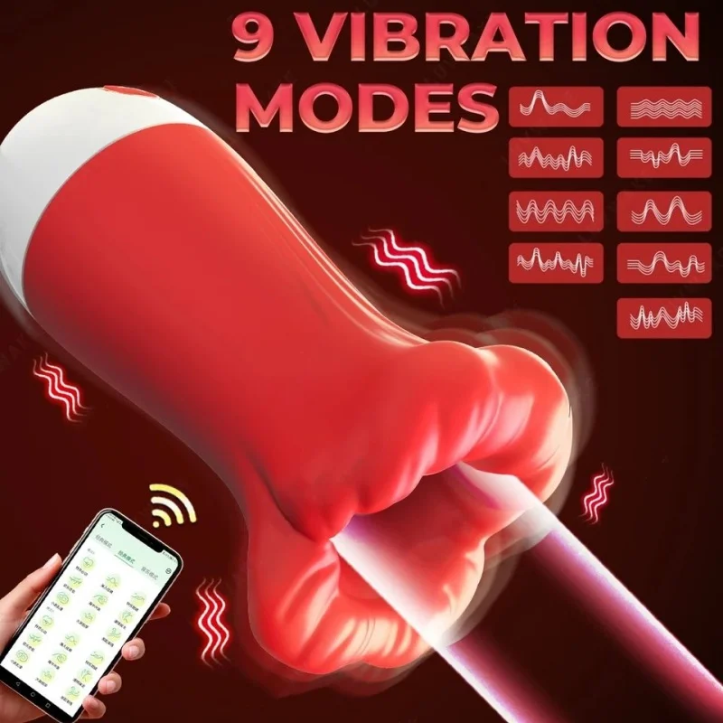 Deep Throat Sucking Male Penis Glans Training stimulator Training Cup Strong Extrusion Automatic Telescopic Oral Sex Masturbator