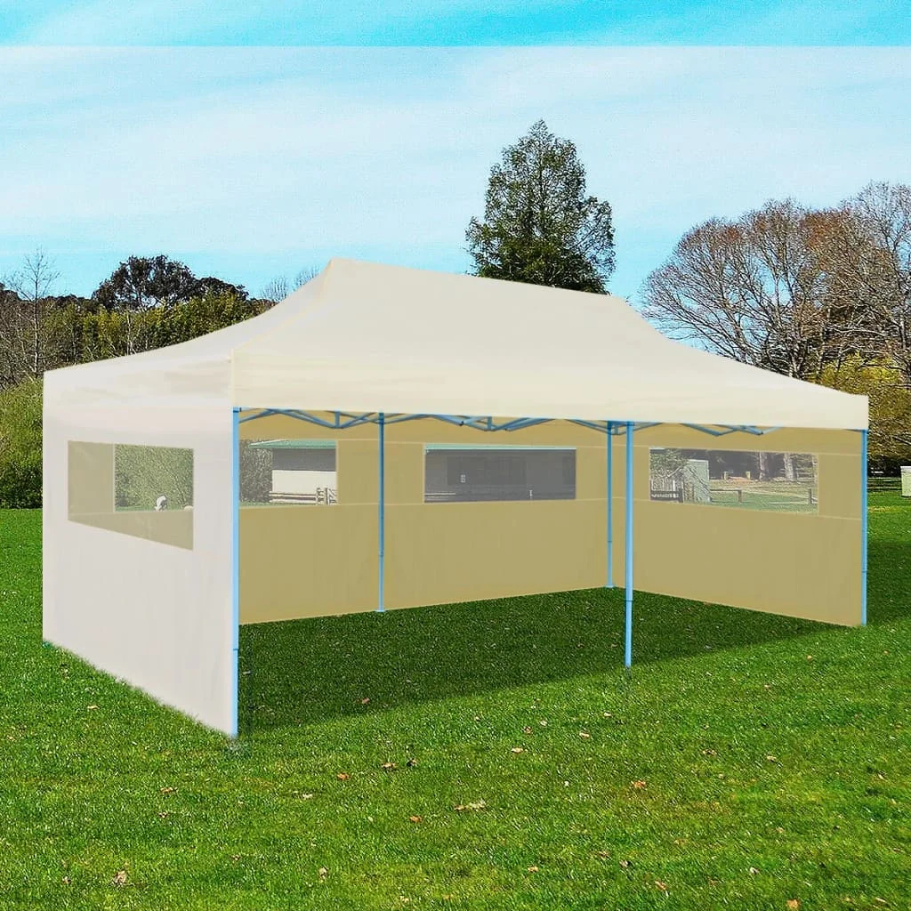 3x6 m foldable cream receiving tent Garden supplies, canopy, outdoor supplies, awning, parasol, thermal insulation and rain proof