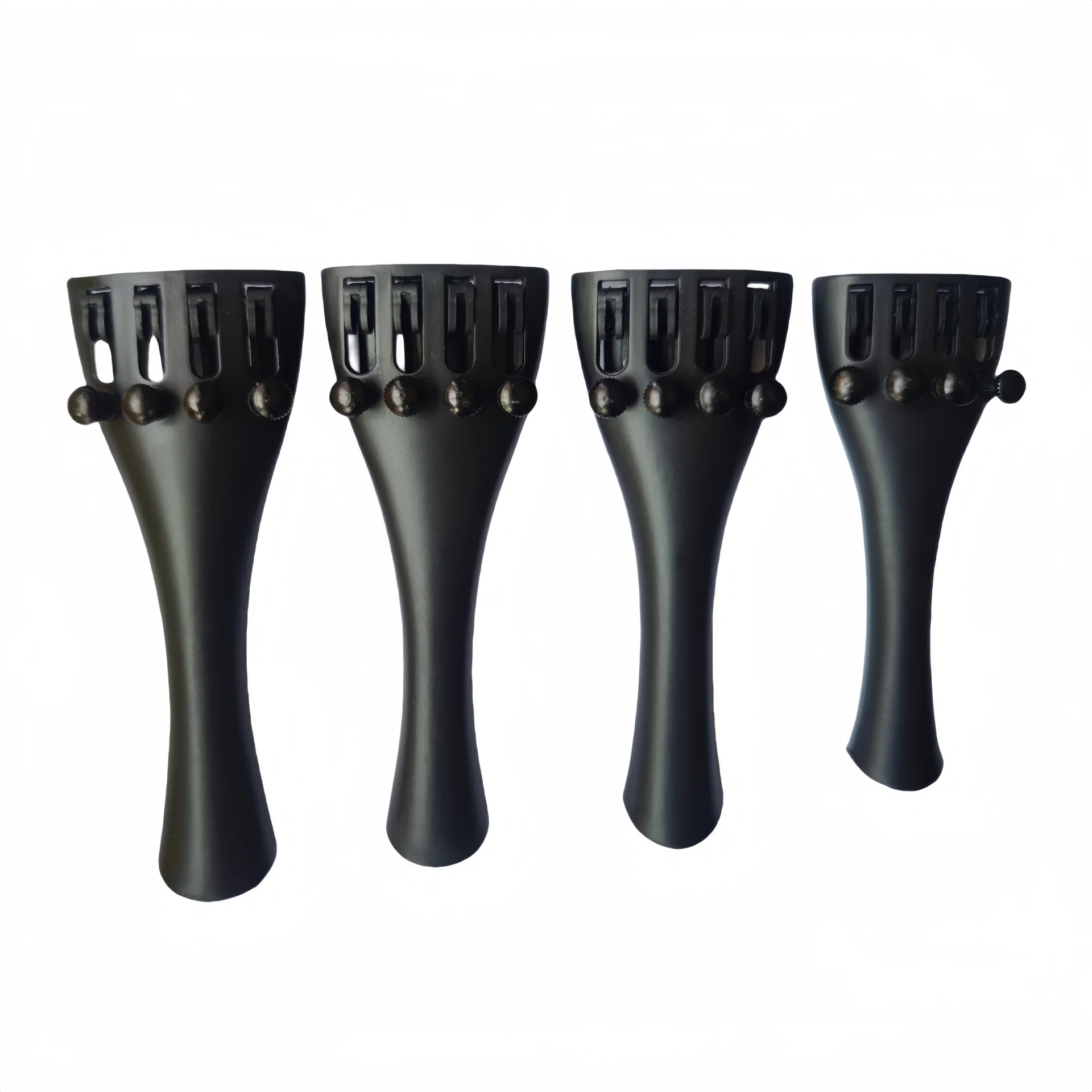 5pcs New carbon fiber violin/viola tailpieces 4/4 3/4 1/2 1/4 1/8 size violin accessories