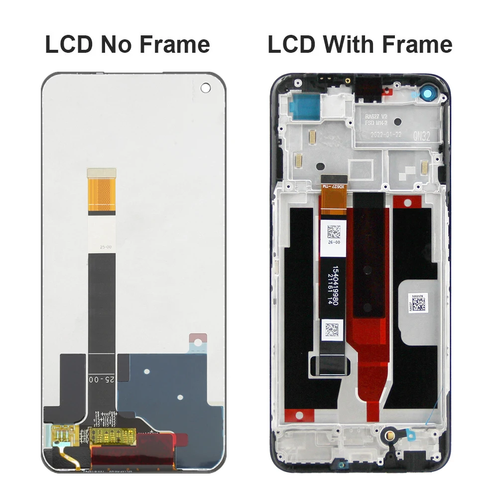 6.5 ''OEM ل ممن لهم Realme 8 5G ل Realme8 5G RMX3241 شاشة الكريستال السائل مجموعة المحولات الرقمية لشاشة تعمل بلمس استبدال