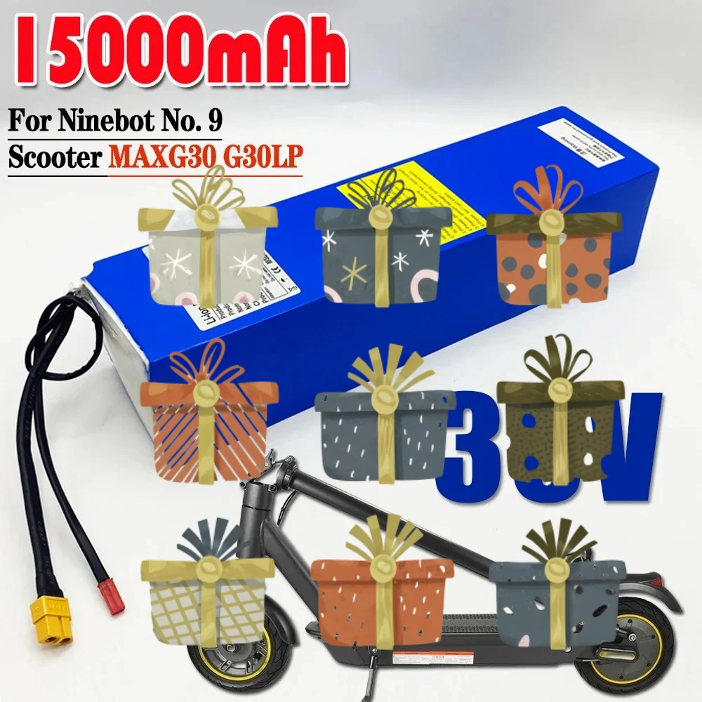 

G30 36V 15000mAH 18650 Lithium 10S6P battery pack For Xiaomi Ninebot MAX G30 Electric Scooter Special Battery