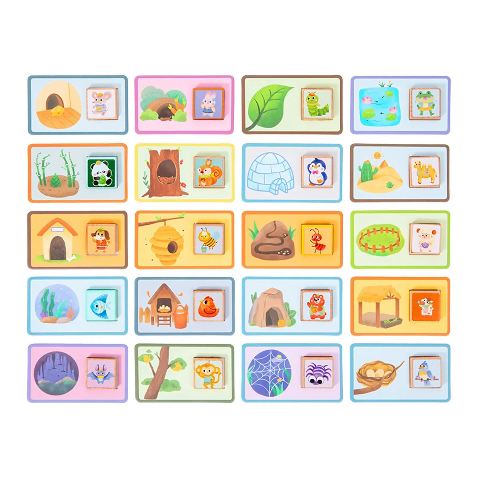 

Wooden Puzzles for Kids Unique Match & Find Puzzles for Aged 3-6 Years Enhances Hand Eye Coordination Activities Educational Toy