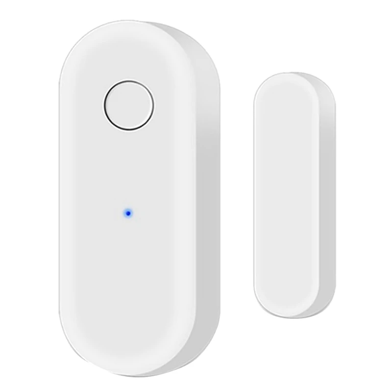 Retail Door Sensor, Smart Wifi Wireless Window Sensor Real-Time Message Notification Compatible With Alexa Google Assistant