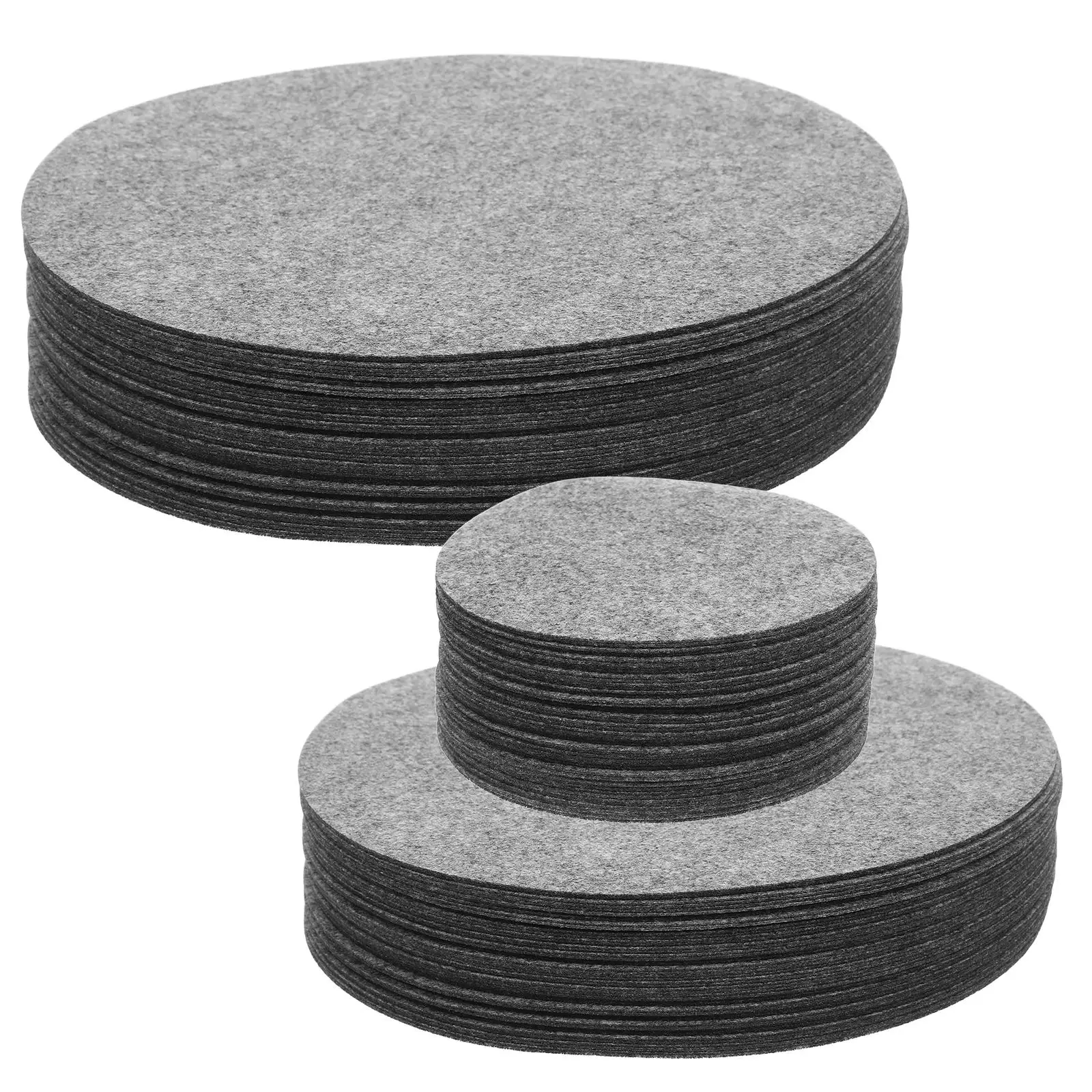 

144 Pcs Felt Plate Dividers Round Bowl Protectors Stacking Dish Storage Separators Pad Porcelain Glassware Cookware Protection