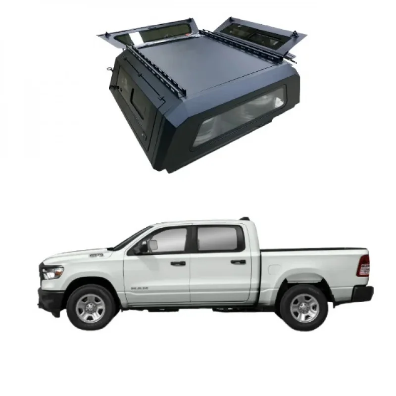 Toldo Rígido Impermeable Personalizado para Camioneta Ram 1500 Crew Cab 5.7ft 2019, Cubierta Antioxidante para Camioneta