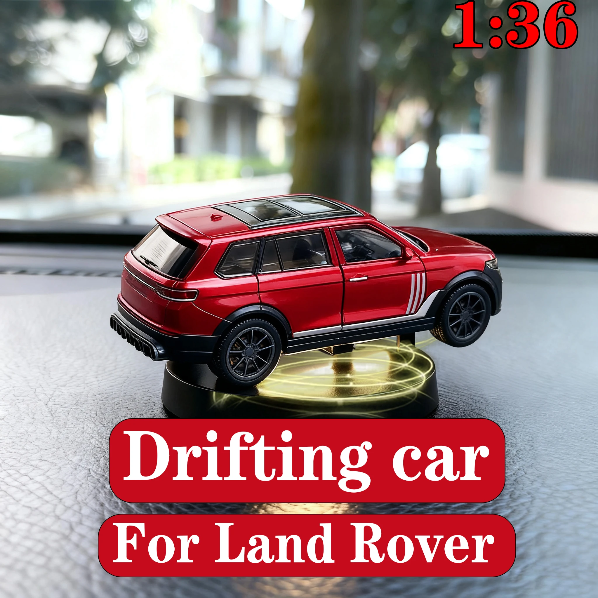 

Дрифт вращающиеся украшения, игрушечная модель автомобиля для Land Rover, модель автомобиля, орнамент, забавный детский мужской подарок, украшение центральной консоли автомобиля
