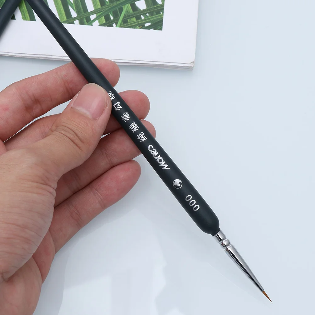 

10pcs Liner Brush Set Fine Detail Paint Brushes For Acrylic Watercolor Oil Painting Miniature Art Detailing Tools Art Supplies