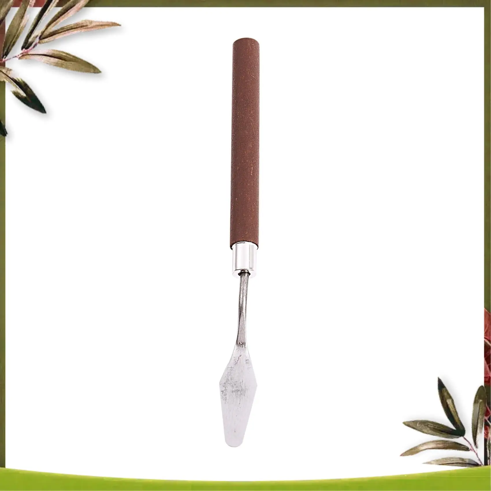 

Новинка-2X, палитра металлических лезвий, художественная краска, шпатель, шпатель, скребок, инструмент для смешивания, 1,6 дюйма