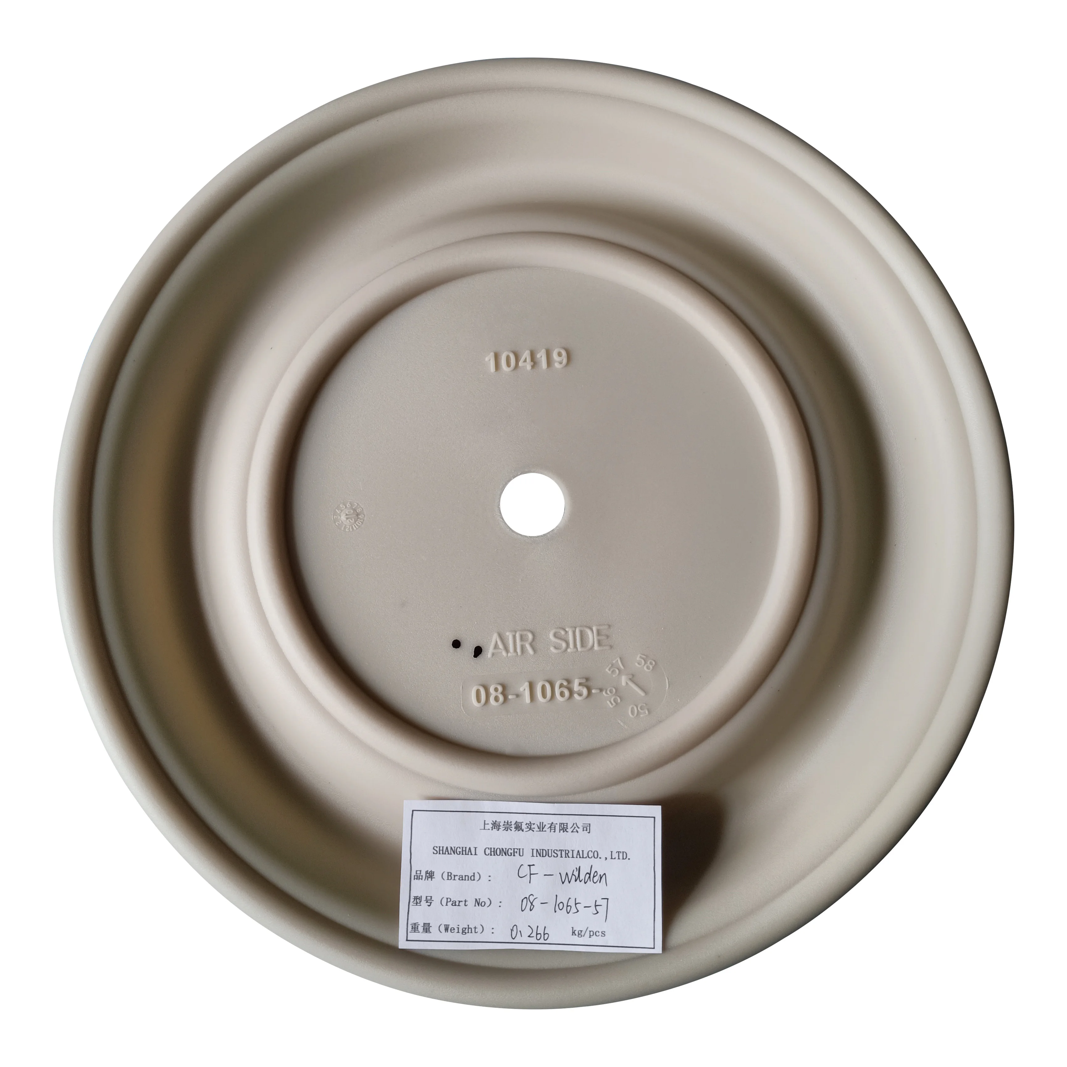 Rubber Diaphragm 08-1065-57      Rubber Diaphragm Fit