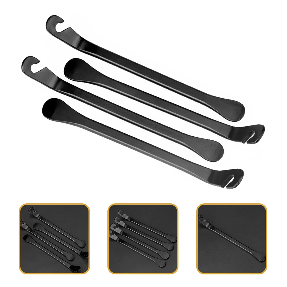 4 Pcs Bicycle Tire Lever Motorcycle Spoons Heavy Duty Tires Bike Removal Tool Repair Levers Steel