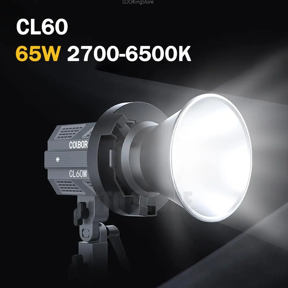 SYNCO COLBOR CL60M 60W COB Light 5600K Photography LED Video Light APP Control for Photography Lighting Video Shooting