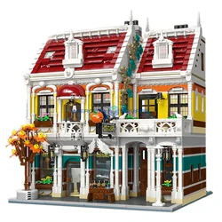 Cosplay Shop Clothing Store MOC 89131 Bricks City Street View Model Building Blocks Architecture Toy Set for Halloween Gift