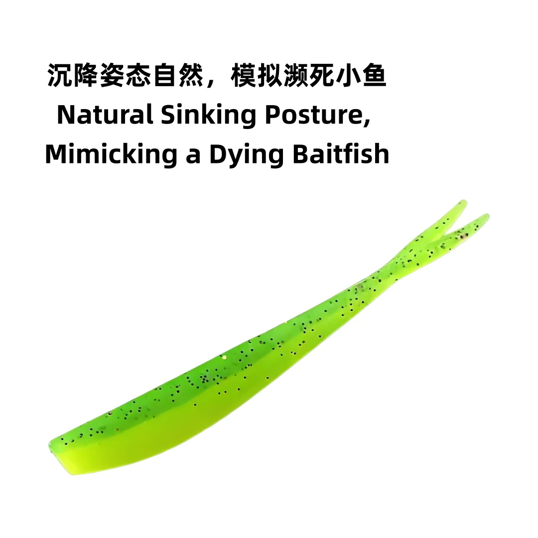 swolfy-50個入り-10cm-35g-ソフトフィッシングルアー-フォークテールスイムベイト-人工ワーム-バス、パイク、パーチ、トラウト用ベイト