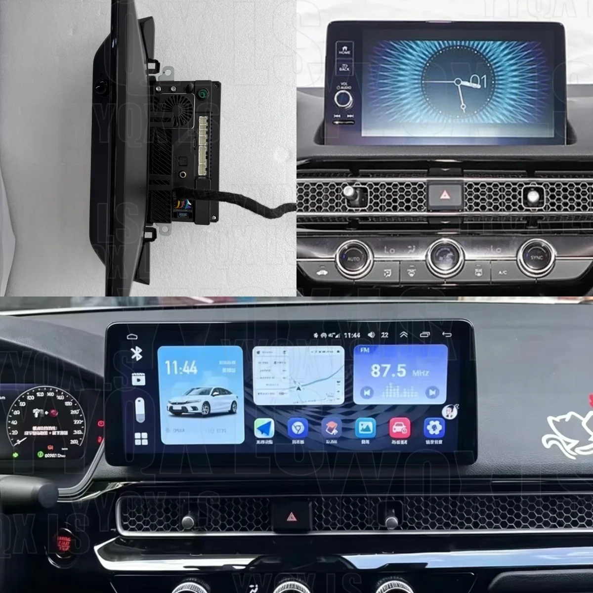 Carplay Car Radio Touch Screen For Honda Inspire/Accord 11th 2018-2022 Android15 GPS Navigation Multimedia Player Head Unit
