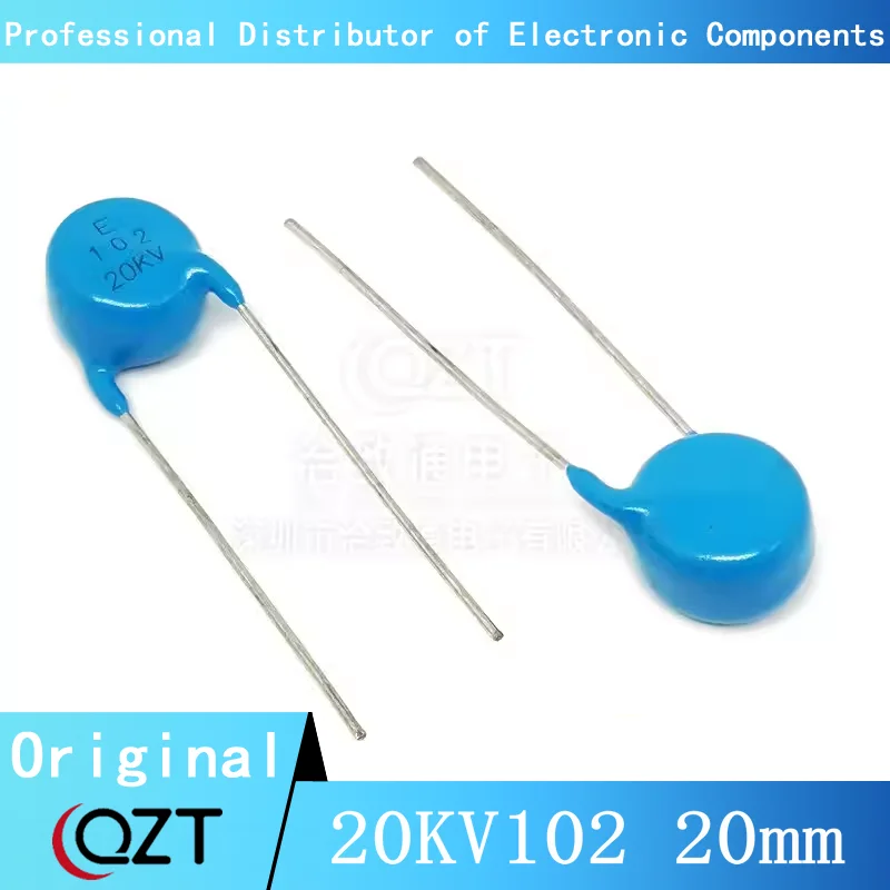 5pcs/lot-10pcs/lot 20KV102 20mm 102/20KV 1nF 20KV1000p CT81 High Voltage Ceramic capacitor
