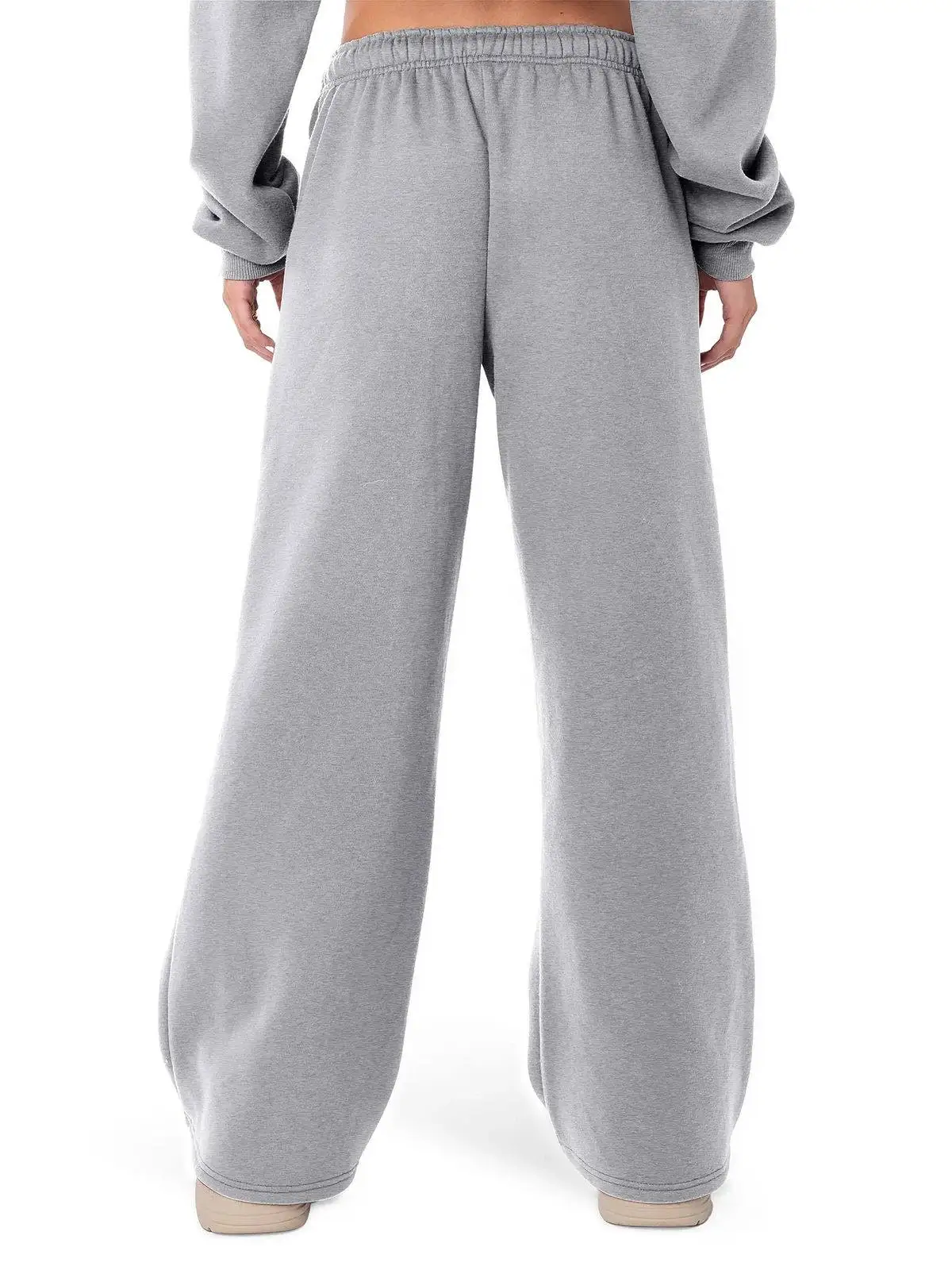 فضفاض مستقيم أنبوب orts الرياضة كيت السراويل عارضة السراويل الطويلة تخفيف Sle تصميم بسيط l الخصر حزام مطاط #4