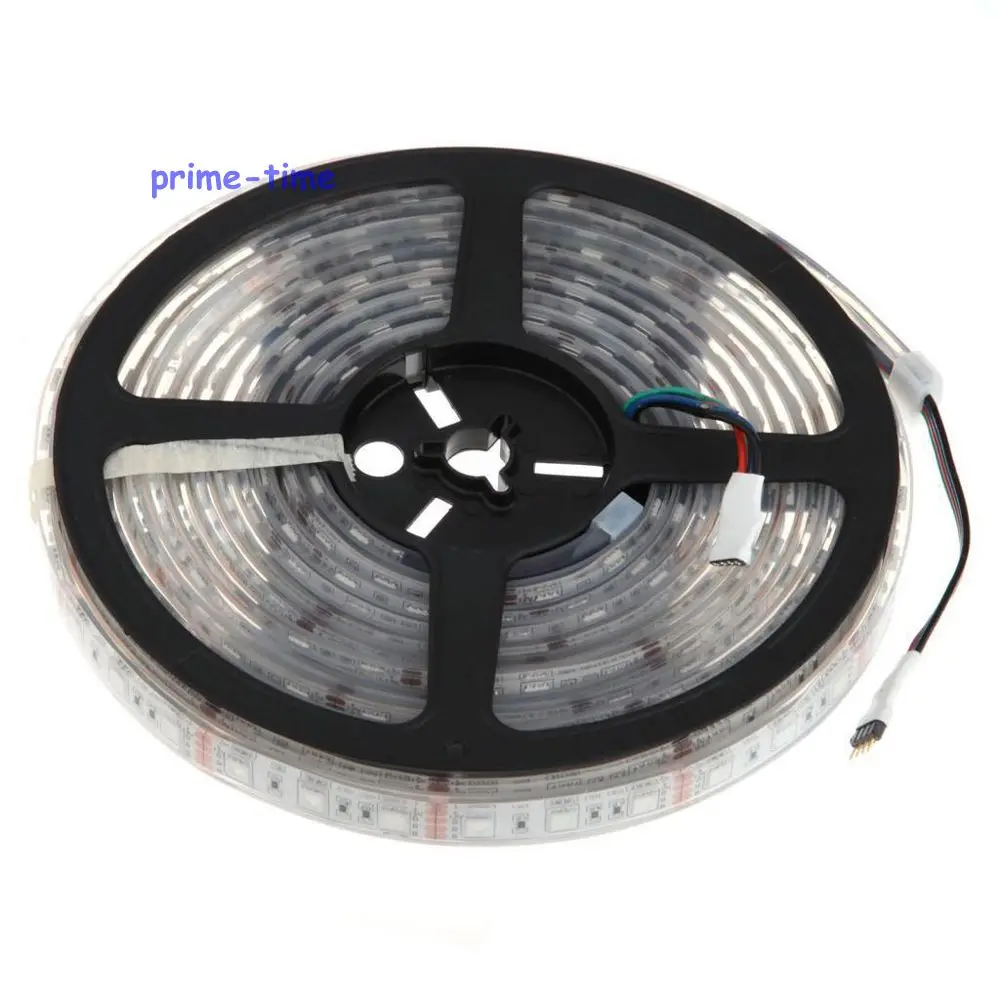 IP68 Waterproof 5050 LED Strip,12V 60LED/M 5M flexible Strip,White Warm White RGB,Underwater Use for Swimming Pool,Fish Tank