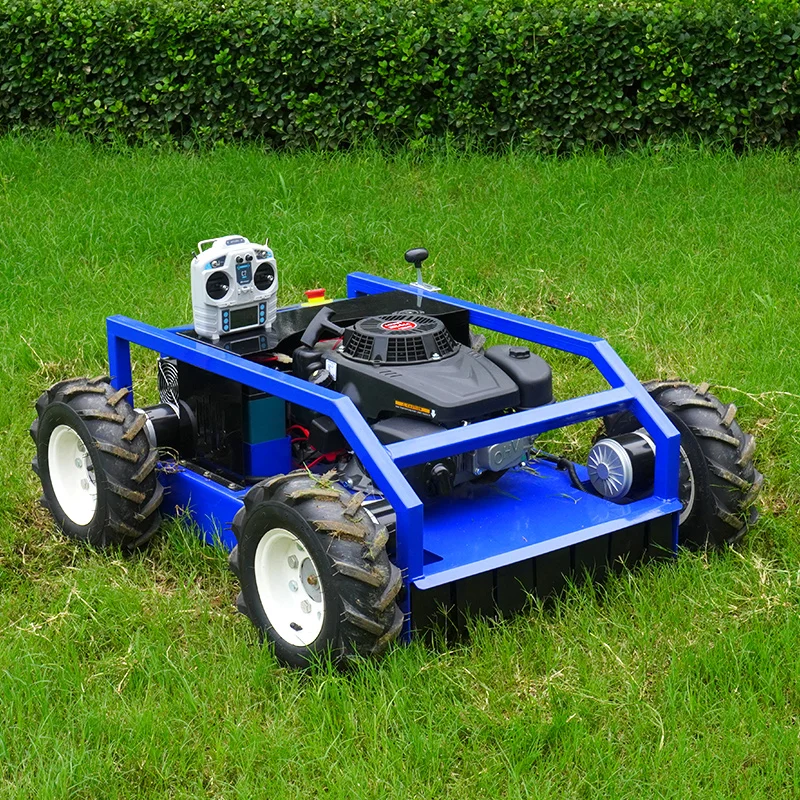 Customized Remote-controlled Robot Lawn Mower, Self-propelled Garden Lawn Mower, Wheeled Zero-turn Lawn Mower