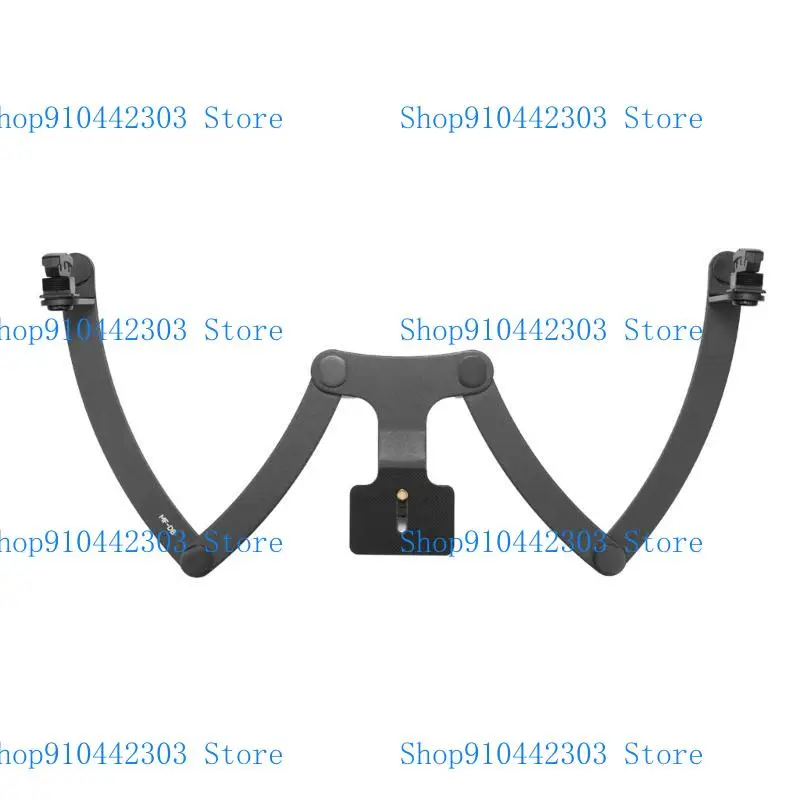 L4MD MFDB Mini Double Head Flash Support Metallhalter für MF12-DK1 Schwarz, um eine stabile Unterstützung der sicherzustellen – Detail 3
