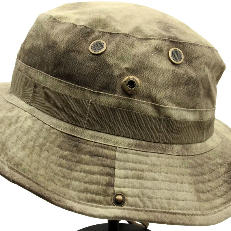 Ruins Grey AU Benni Hat Round Edge Hat Sunscreen Foldable Camouflage Big brim