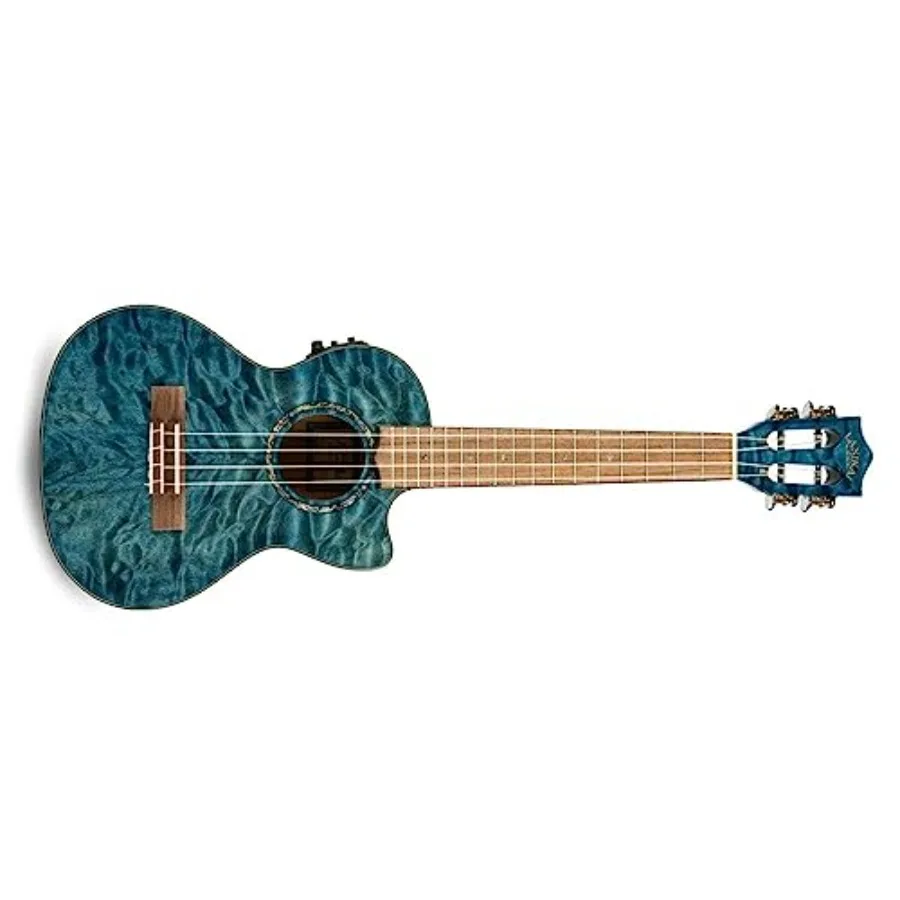 

4-струнный укулеле-гитарка Sand Blue Chrome QMBLCET