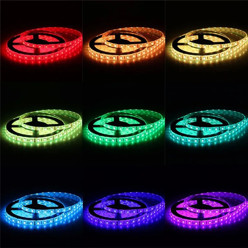 Bluetooth USB 5V kontroler światła listwy RGB LED 5050 1M 2M 3M 4M 5M elastyczna dioda lampka lampka oświetlenie tła do TV