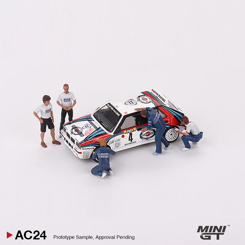 MINI GT 1:64 Figurine Resin Racing  WRC Use for Model Car Display