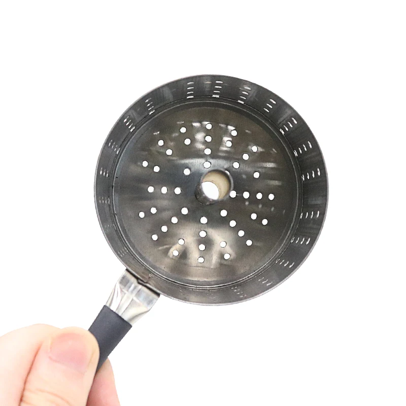 1PC Many Holes Metal Shisha Charcoal Holder Screen With Handle For Hookah/Sheesha/Chicha / Narguile Tobacco Bowl Accessories