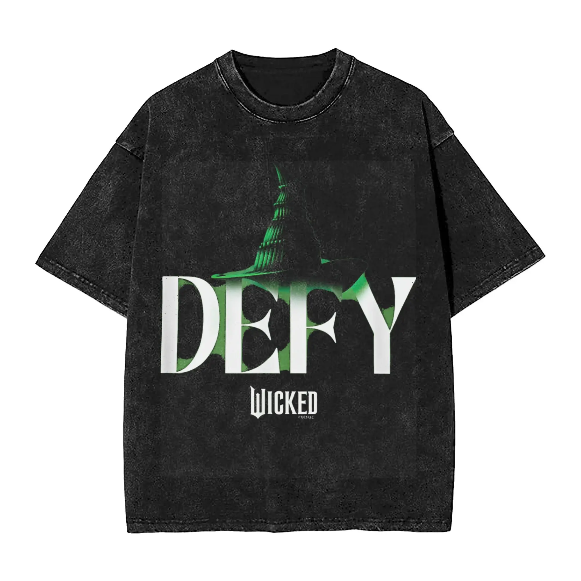 Men Women Wicked Defy Musical Movie 2024 Shirt Printed Vintage Washed  Harajuku T-Shirts