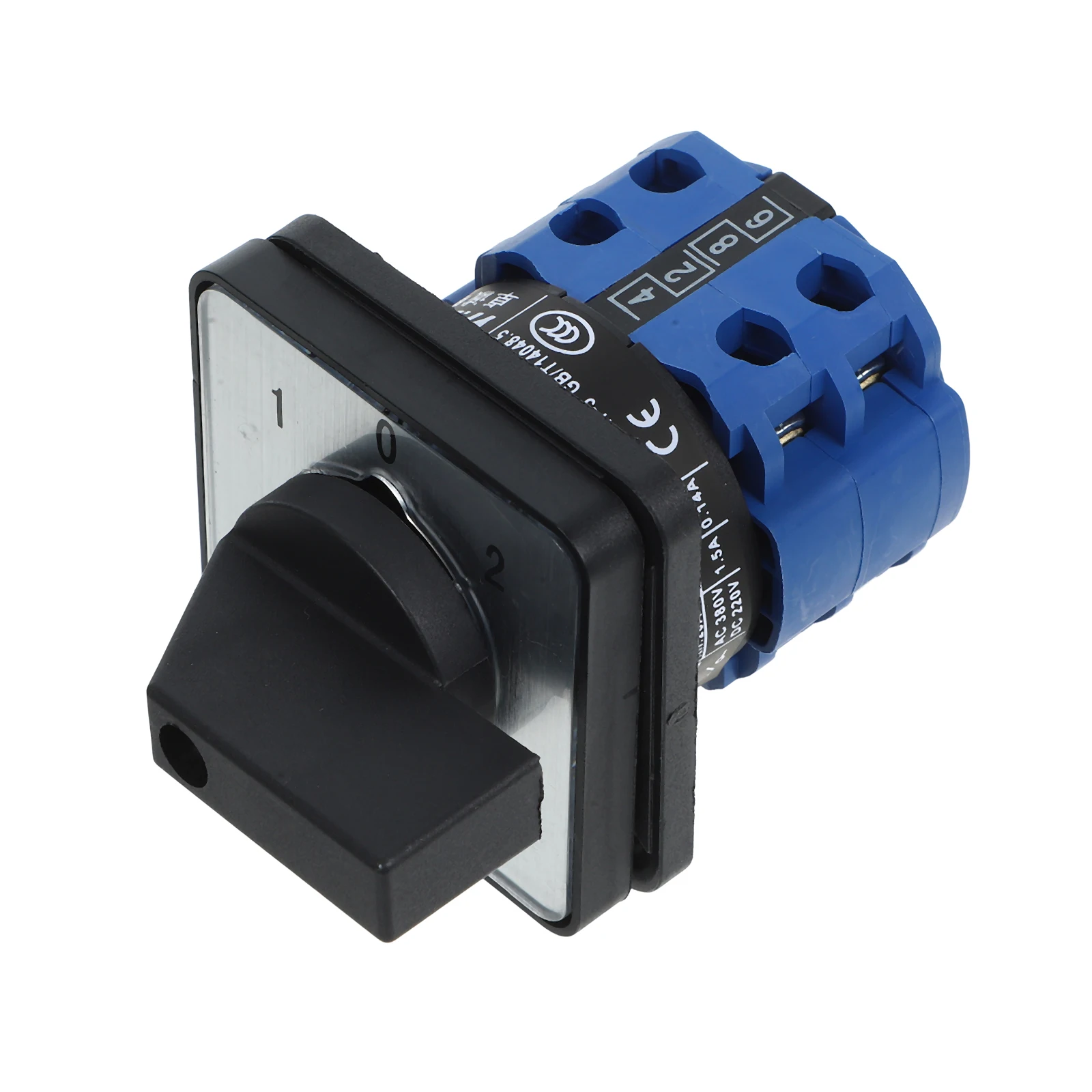 

550V 20A 3-Position 8-Terminal Rotary Cam Switch for Motor Control High Current Transfer Changeover Switch Electrical Equipment