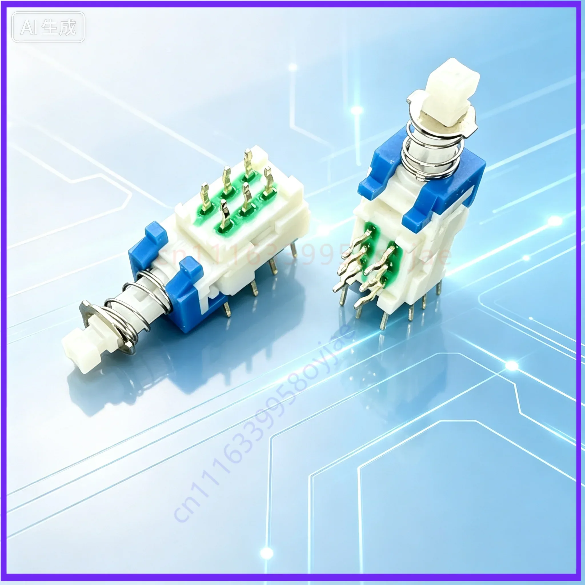for A03 Latching Push Switch,Double Row 6Pin SPUJ191000 Keyboard Button  50pcs