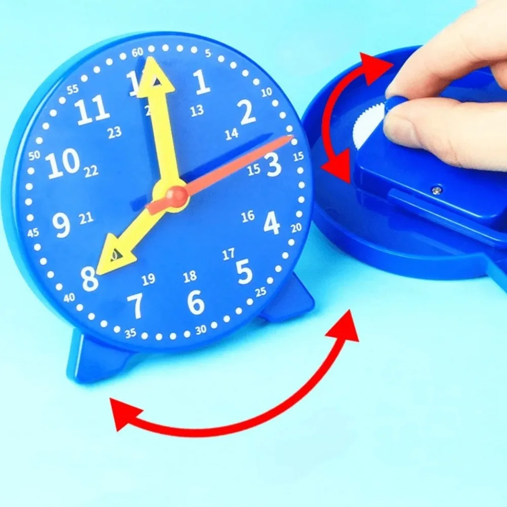 Children Montessori Clock Educational Toys Hour Minute Second Cognition Colorful Clocks Early Preschool Teaching Aids 영어교구