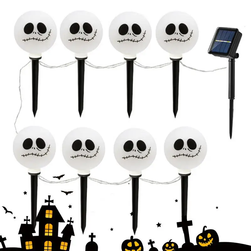 

Halloween Walkway Lights Waterproof Ghost Pathway Lights Halloween Solar Stake Lights Halloween Pathway Lights Halloween Yard