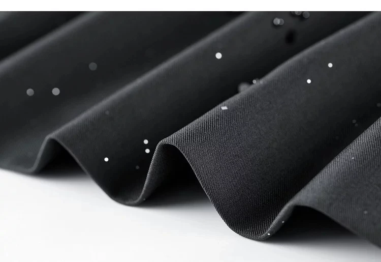 SENTUBILA Damen Schwarzer Gerader Rock 2026 Sommer Eleganter Modischer Perlenstickerei Silber Schimmernder Büro-Rock 162QF6640 – Detail 32