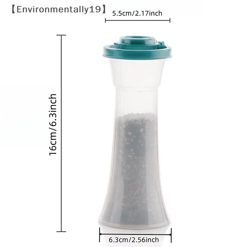 1/2Pcs Salt And Pepper Shakers Set Spice Storage Seasoning Organizer Barbecue Seasoning Jar For Home Kitchen Restaurant Camping