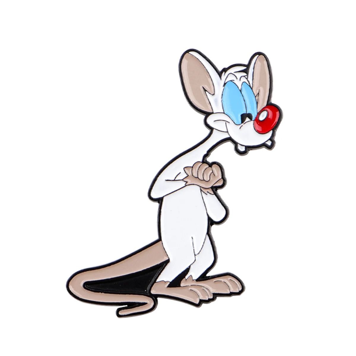 Funny Anime Cartoon Animal Enamel Pin Badge image