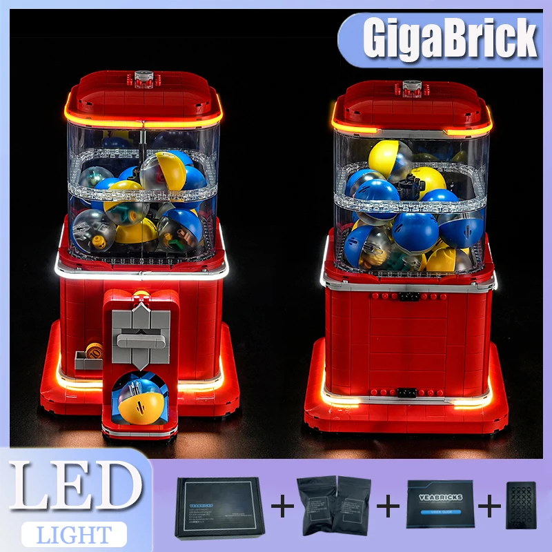 

Комплект светодиодных фонарей «сделай сам» для торгового автомата фигурки LEGO 21358 (только светодиодный светильник, без модели блоков)