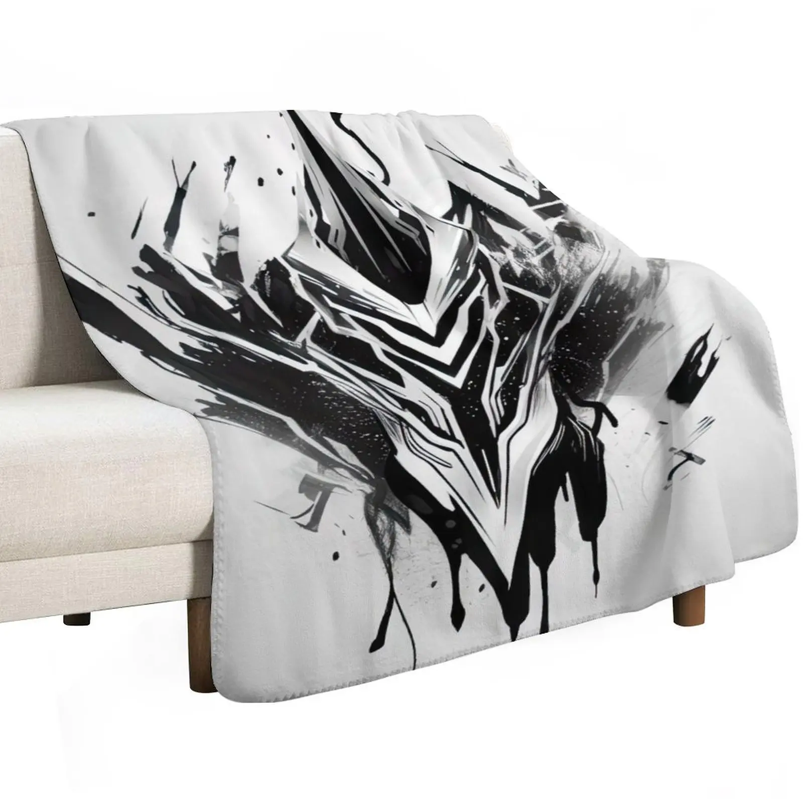 warframe logo Throw Blanket Furrys Decorative Sofa Decorative Throw Baby Luxury Designer Cute Plaid Blankets